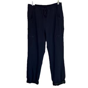 NWT Eddie Bauer Women's Pant Sz 8 Fleece Lined Outdoor Gorpcore Pants‎ Blue